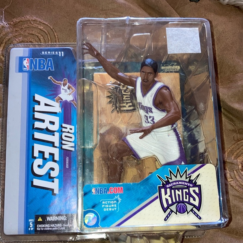 NEW Ron Artest series 11 Kings NBA McFarlane action figure b16